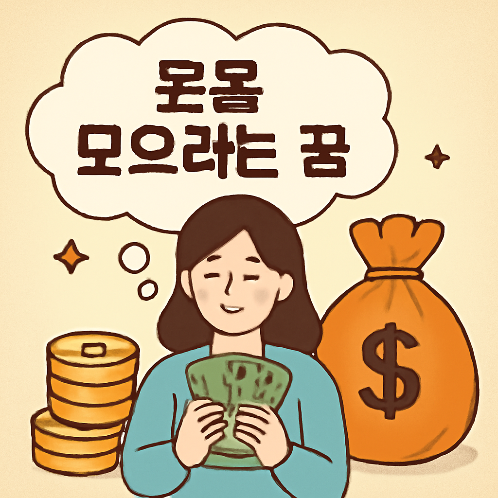 돈을 모으려는꿈