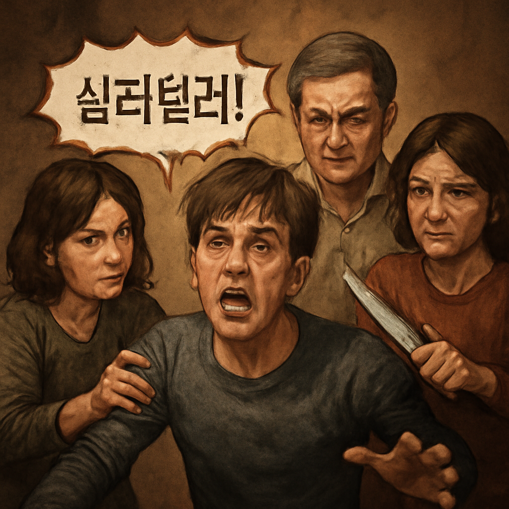 살려달라고 외치는데 가족이 날 죽임