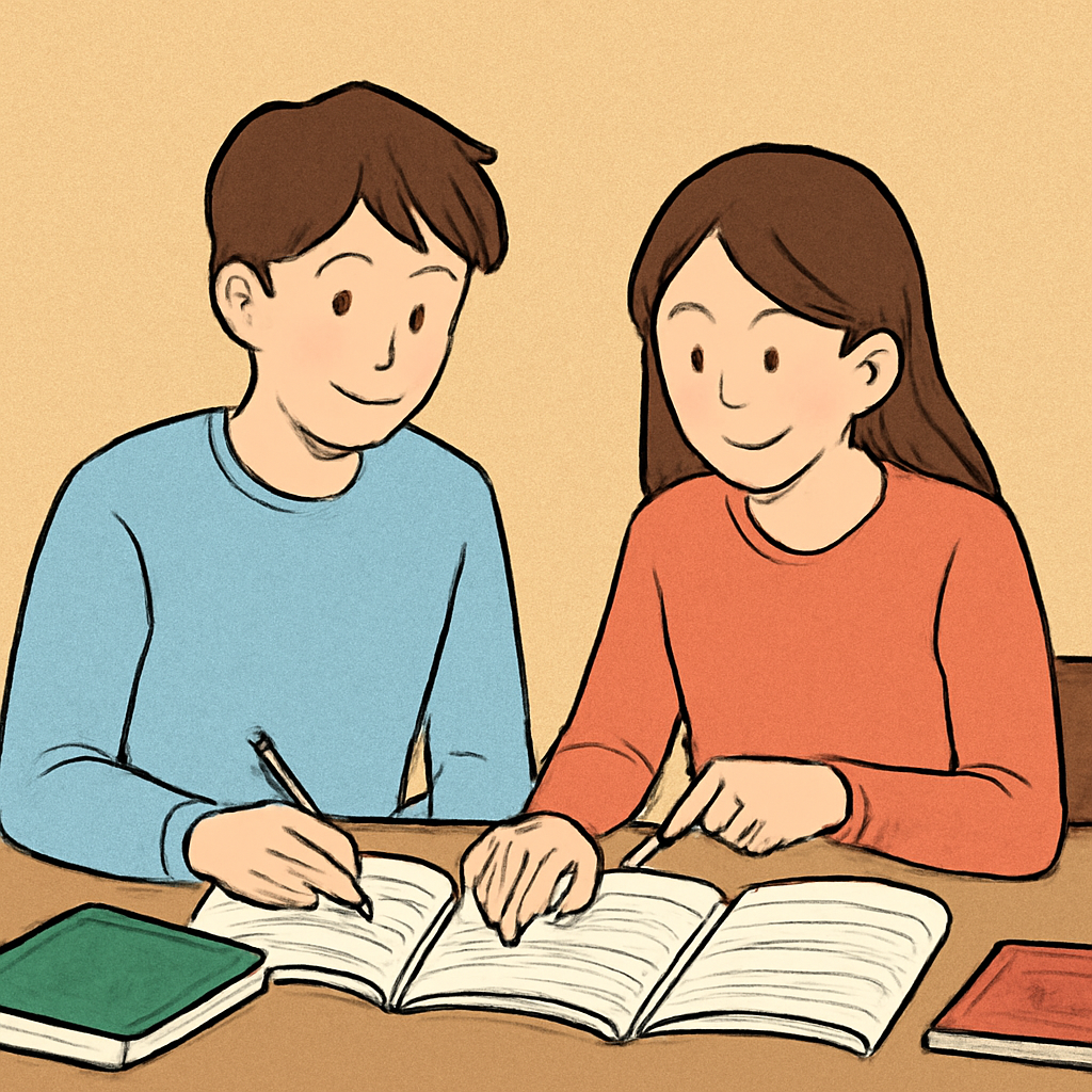 남사친이 같이 수행평가를 할 수 있는 여자로 나를 고름