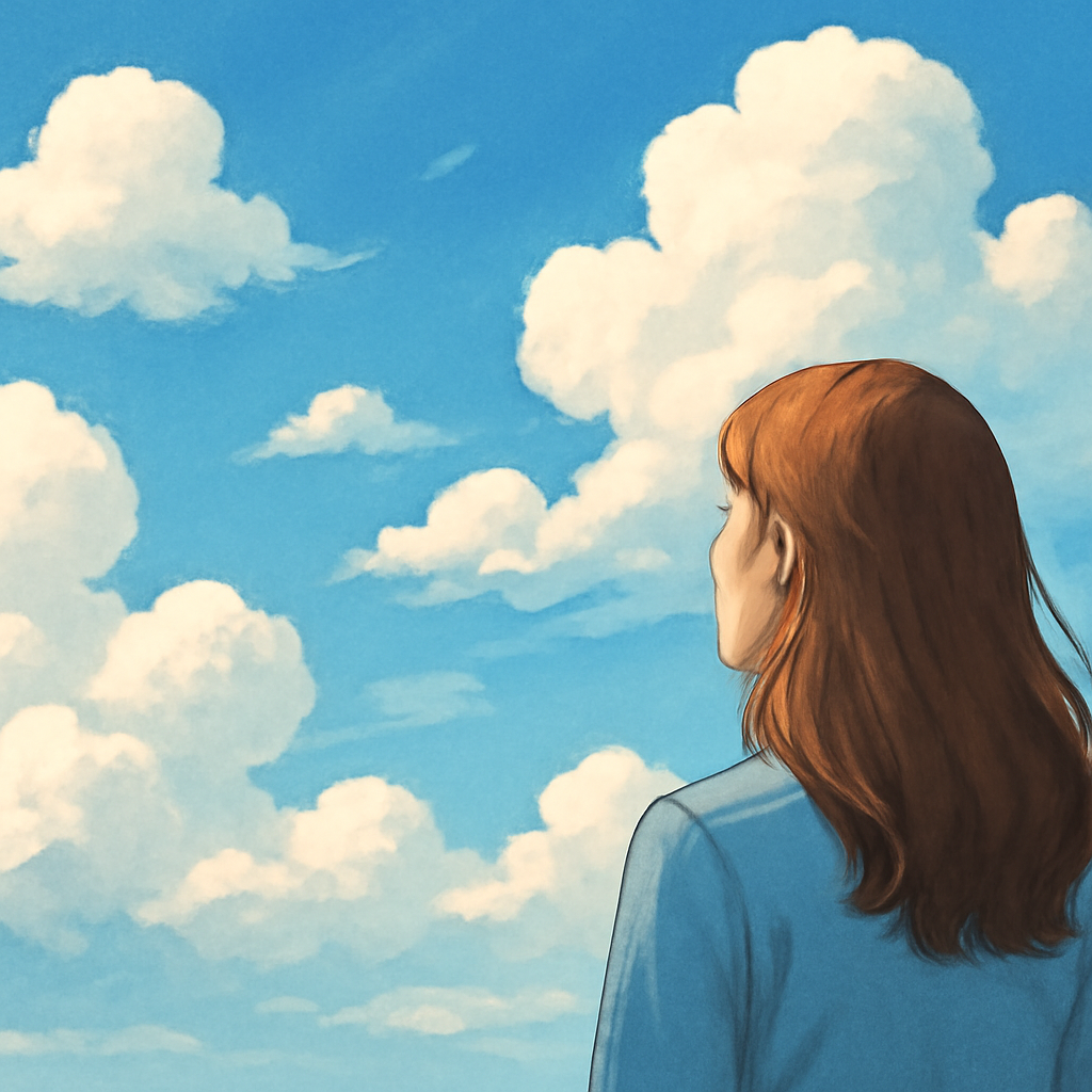 하늘구름을보는꿈 - 꿈 해몽, 꿈 풀이(+자세한 해석)이미지