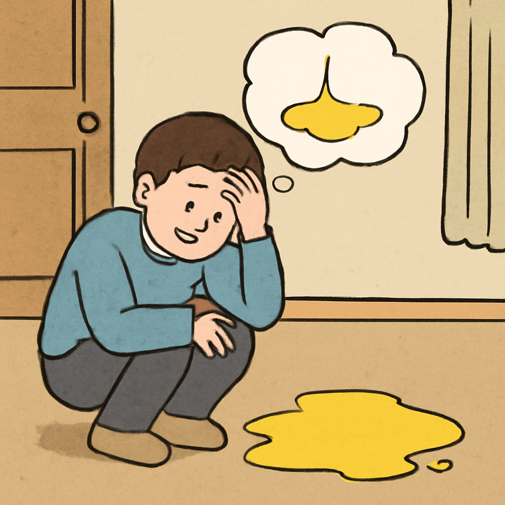 바닥에 오줌싸는 꿈