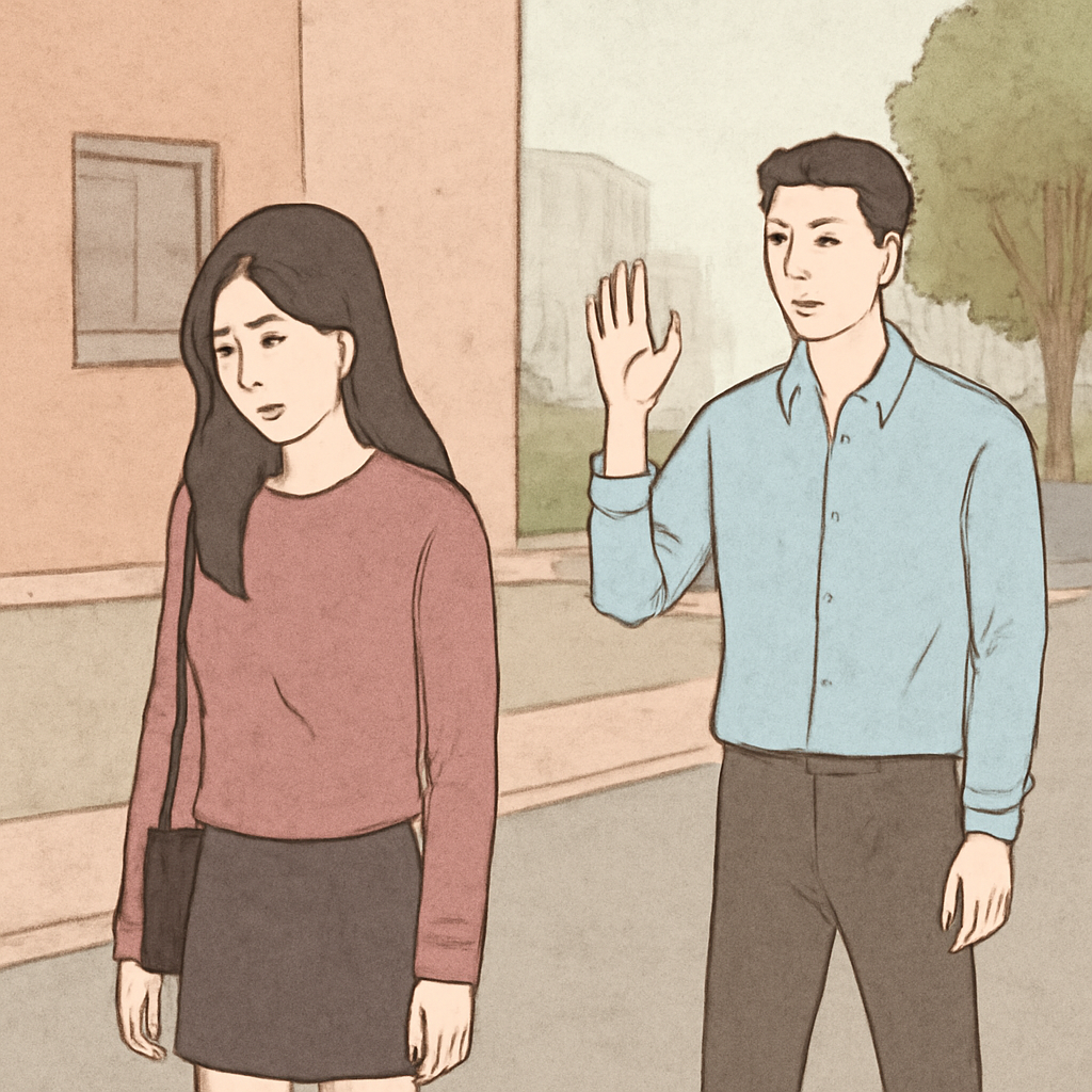 전남친이랑 눈도 안 마주치고 인사도 안 했는데 인사했다 - 꿈 해몽, 꿈 풀이(+자세한 해석)이미지