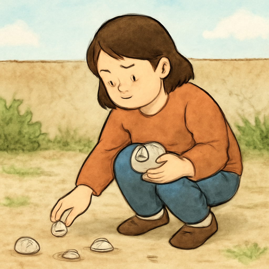 마당에서 소라와 조개를 잡는데 작은것은 버리기도 함 - 꿈 해몽, 꿈 풀이(+자세한 해석)이미지