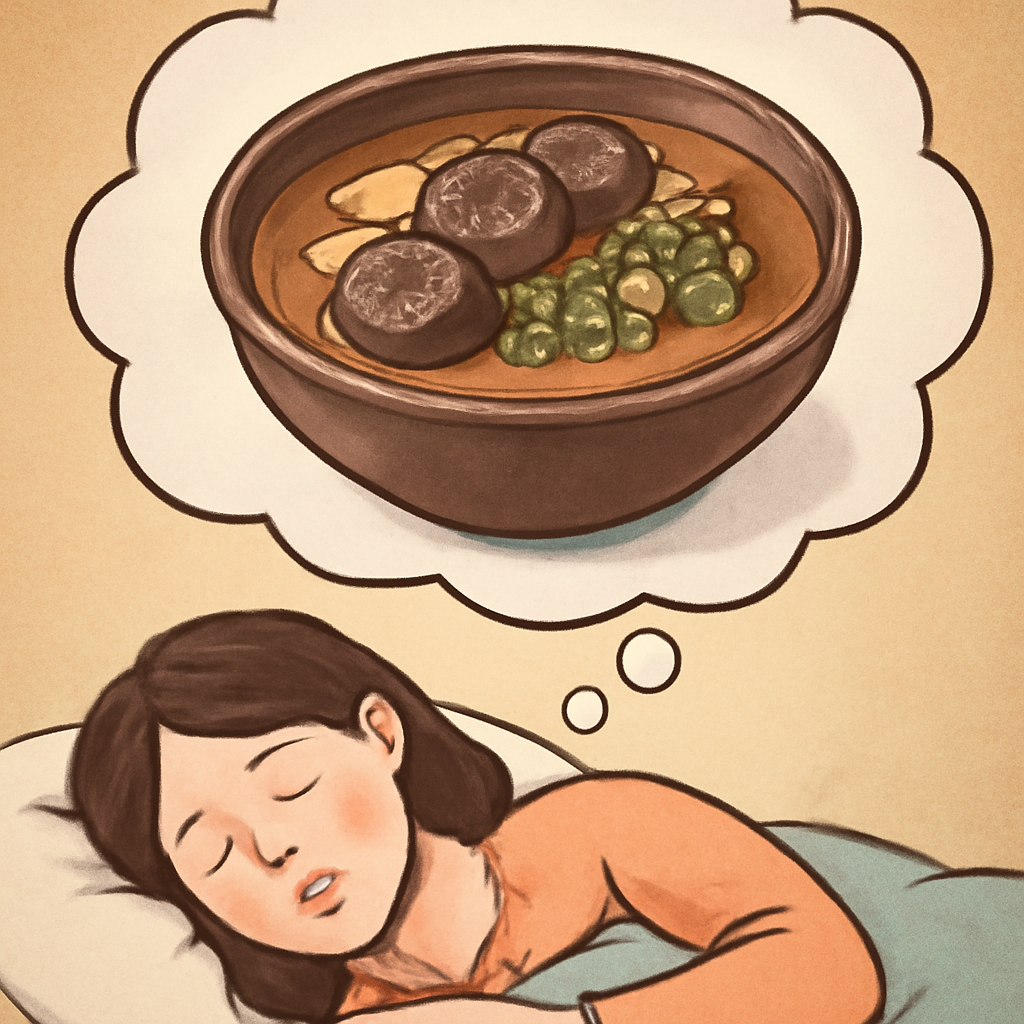 갈색 순대국먹는꿈 - 꿈 해몽, 꿈 풀이(+자세한 해석)이미지