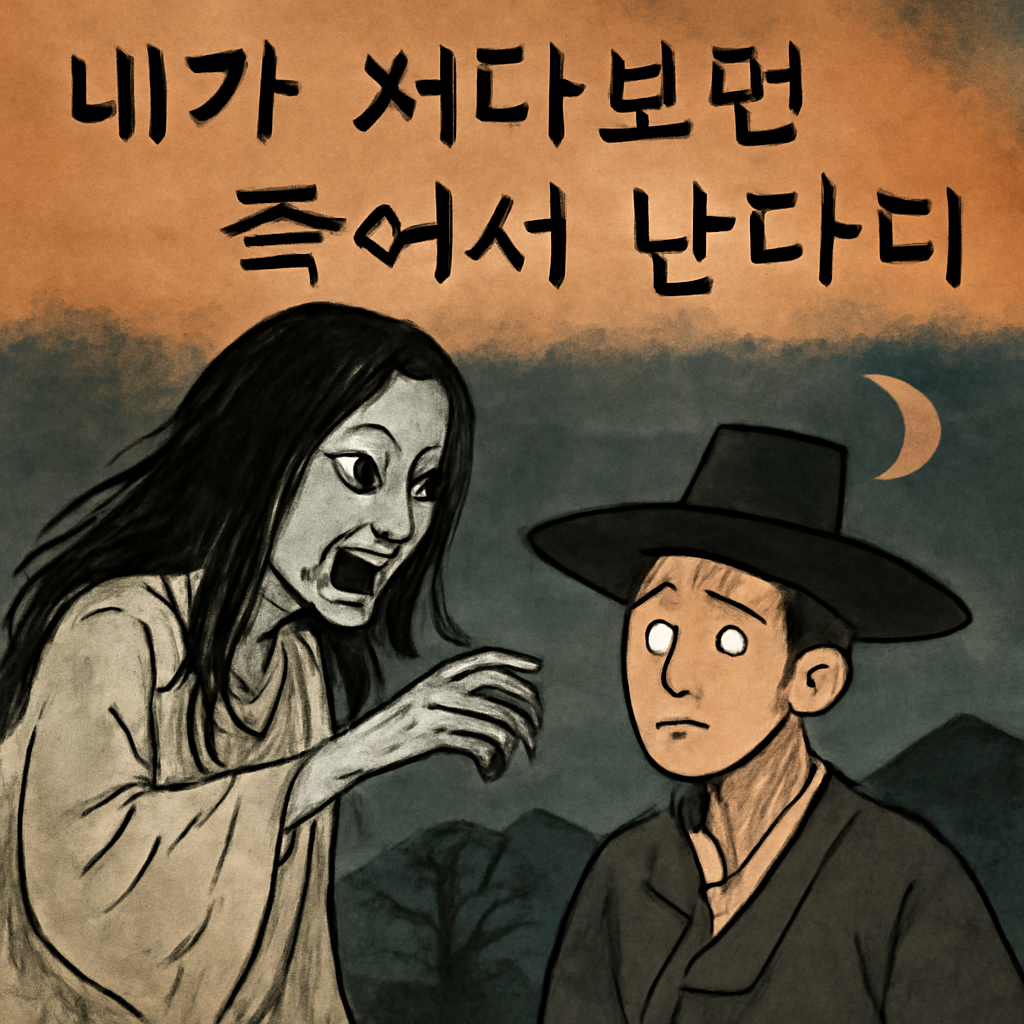 내가처다보면 죽어서 나라다닌디ㅡ
