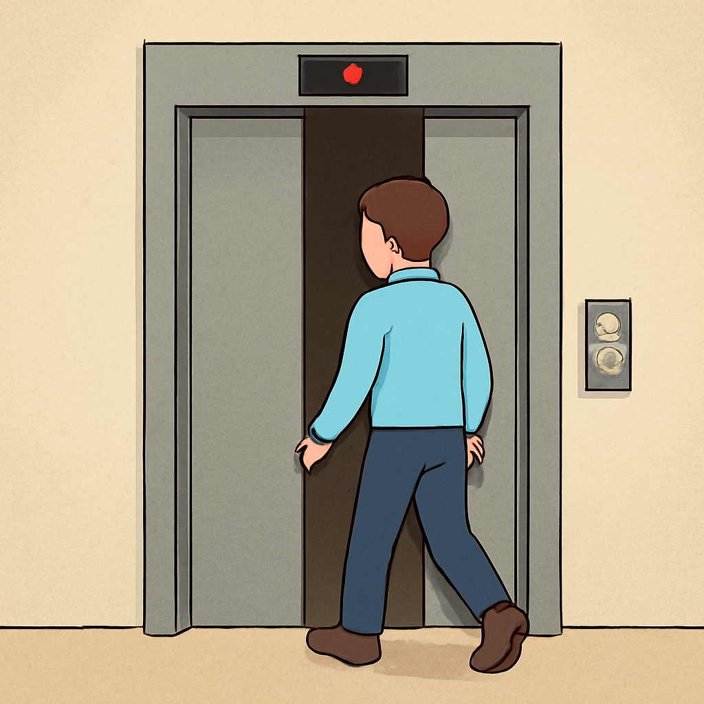 엘베 올라가는데 문이 살짝 열여있음 그리고 계속 올라감 - 꿈 해몽, 꿈 풀이(+자세한 해석)이미지