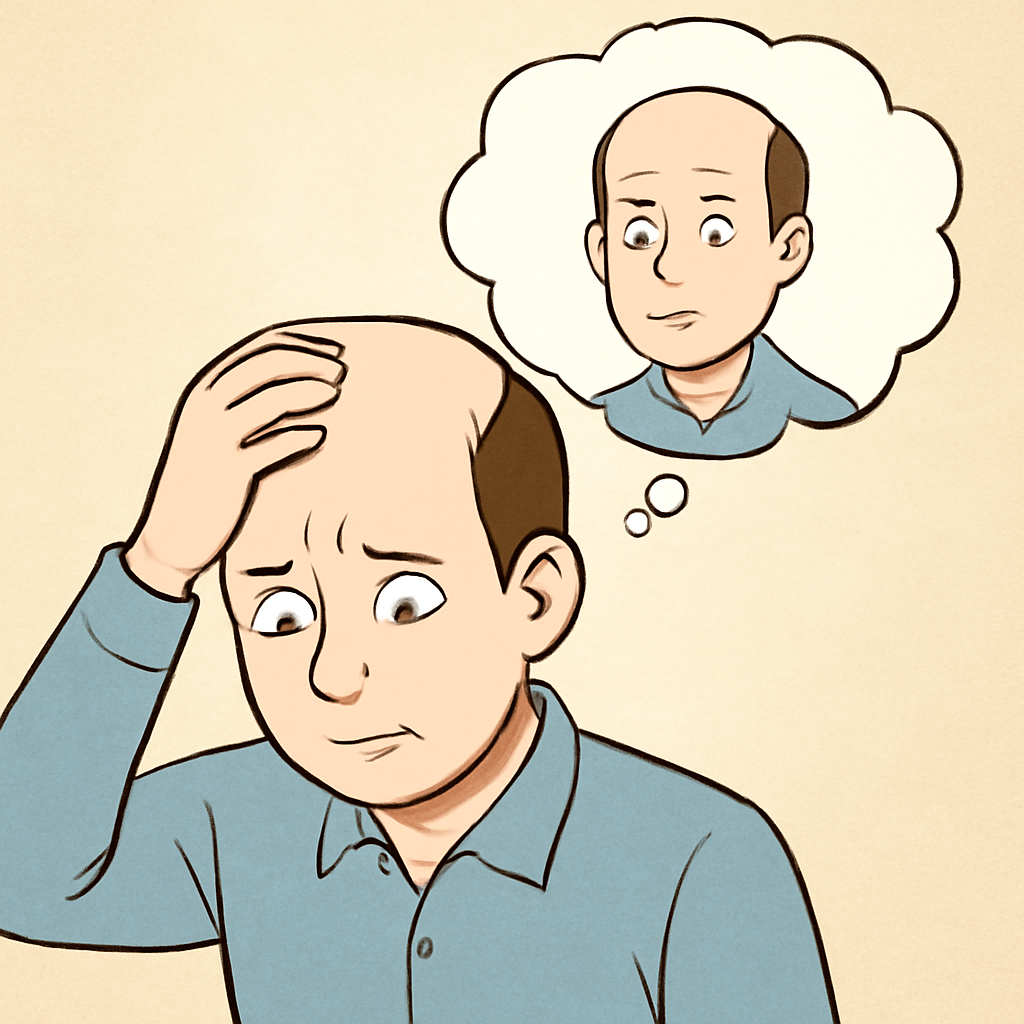 꿈에내앞머리가대머리가되는꿈