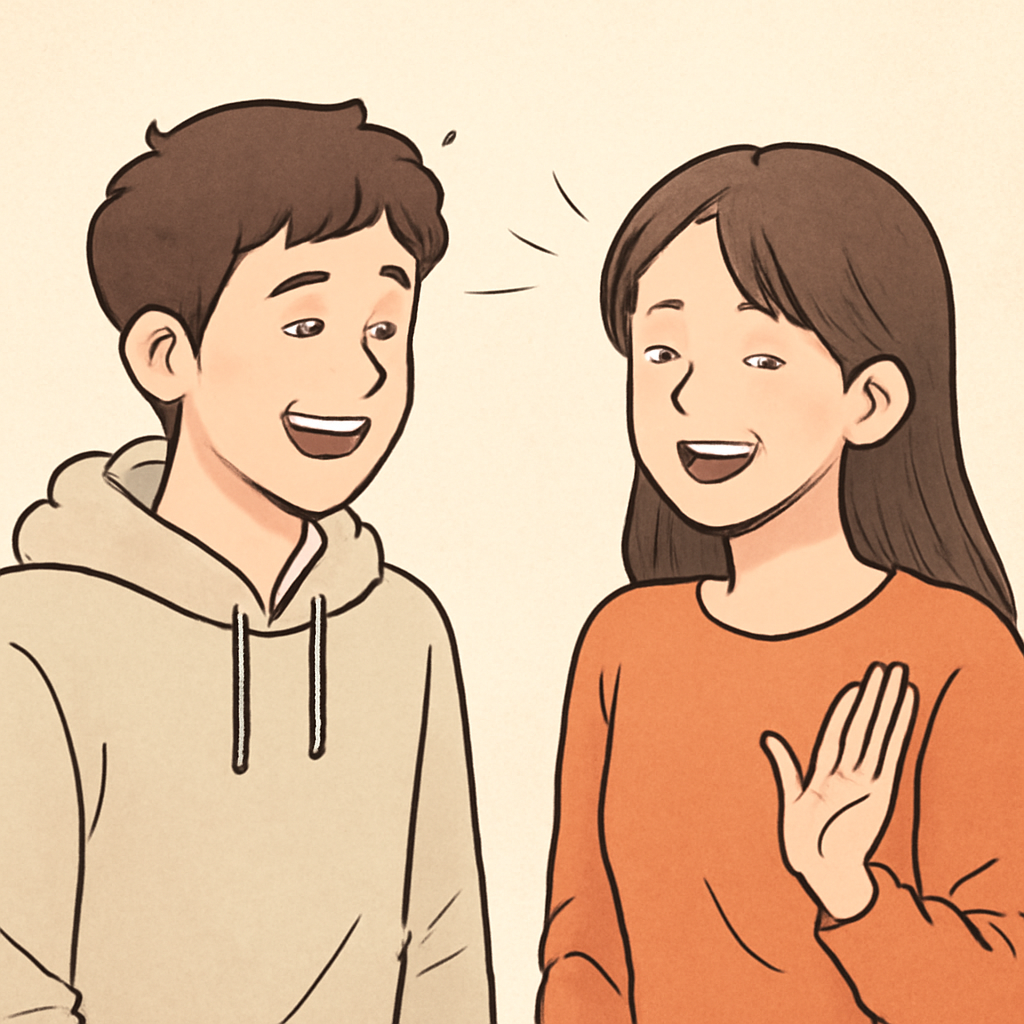 어색해서 인사도 안 하던 전남친이랑 같이 웃으면서 얘기 - 꿈 해몽, 꿈 풀이(+자세한 해석)이미지