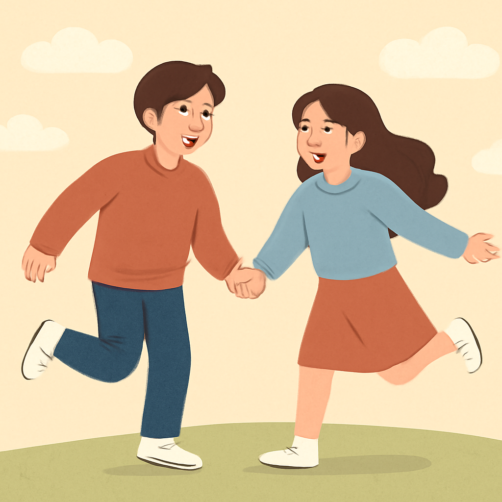 짝남이 손을 건내서 같이 잡고 뛰는 꿈 - 꿈 해몽, 꿈 풀이(+자세한 해석)이미지