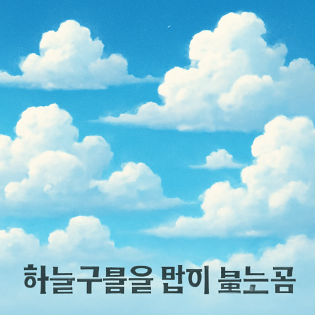 하늘구름을많이버는꿈