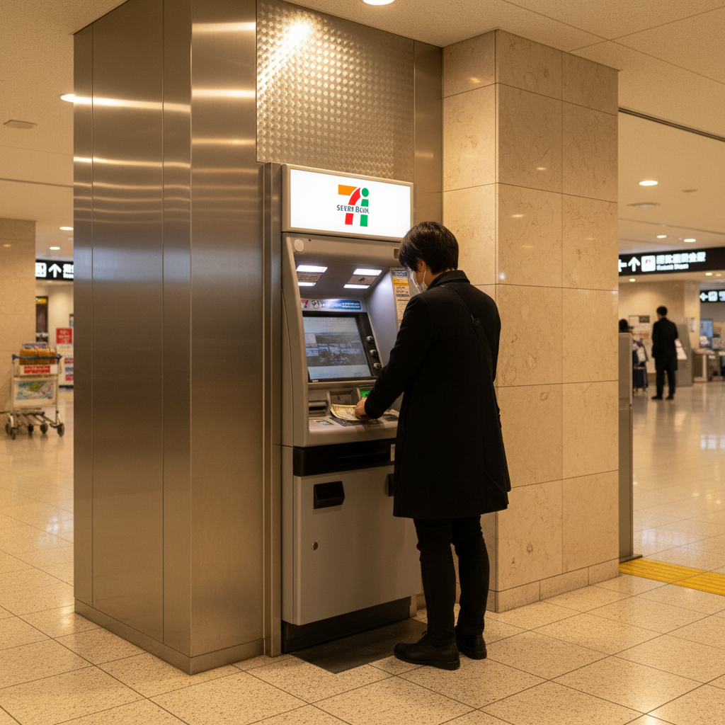 2026년 5월 후쿠오카 공항 입국, 13분 만에 밖으로 나온 비결(시내 이동까지 한 번에) 4 도착하자마자 현금 필요할 때: 1층 세븐뱅크 ATM 위치 체크
