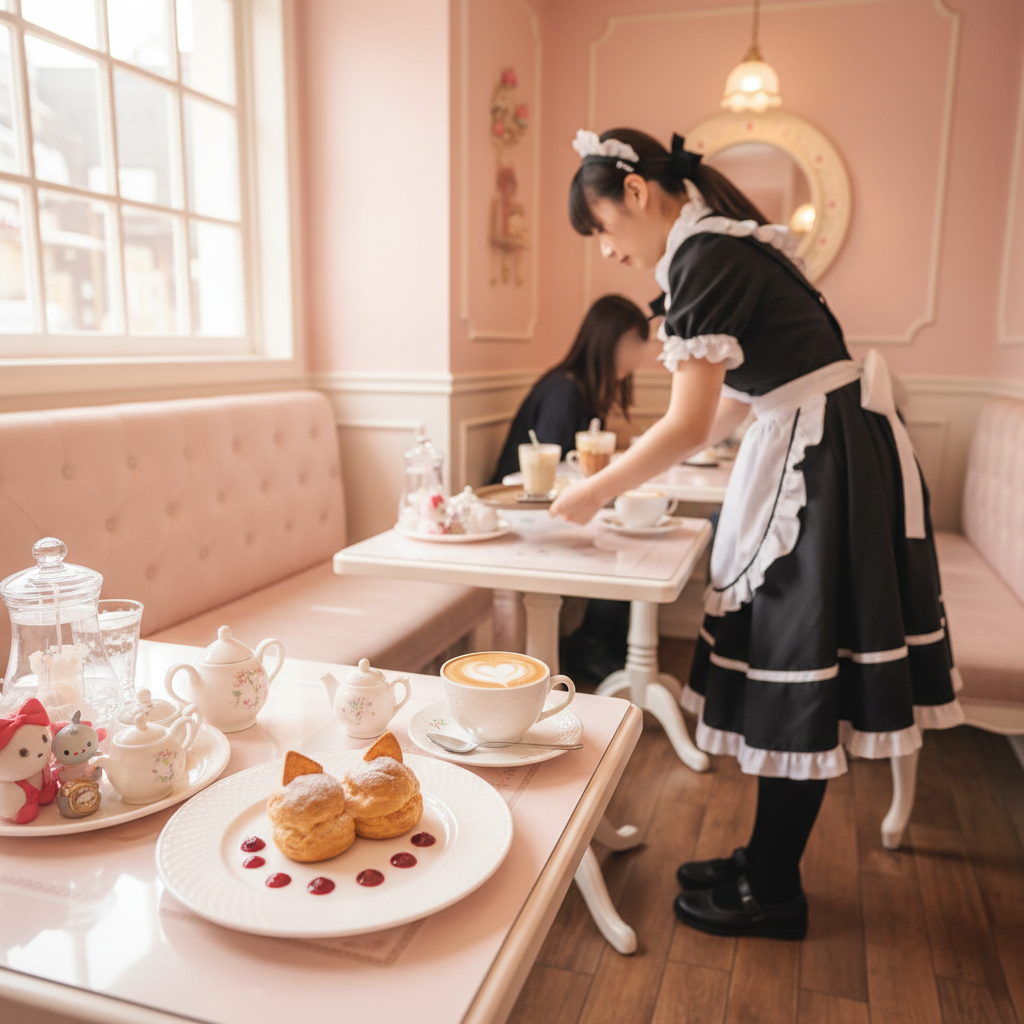 20대 오타쿠 우정 도쿄여행 후기: 아키하바라 가차부터 메이드 카페까지 ‘체력’이 진짜 여행 코스였어요 1 메이드 카페 첫 경험: “찐”은 디테일에서 갈려요 (도쿄여행 필수 코스?)