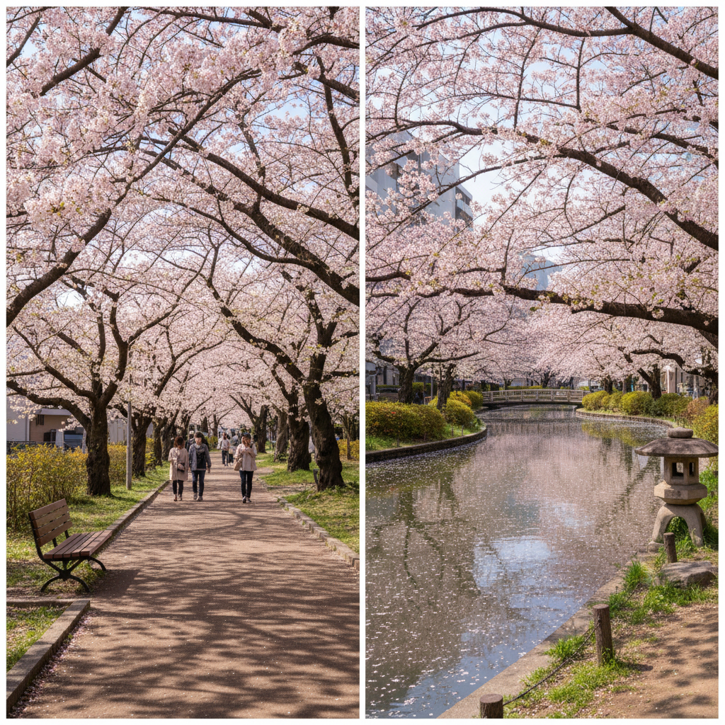 벚꽃이 덜 폈을 때도 여행이 만족스러워지는 동선 짜기