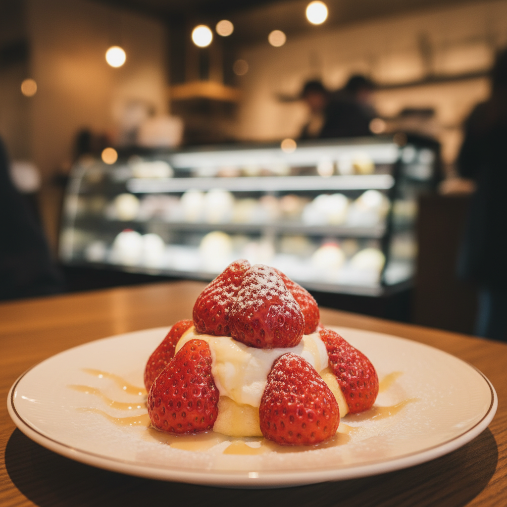 디저트는 아마오우 딸기 한 번이면, 하루가 부드럽게 끝나요