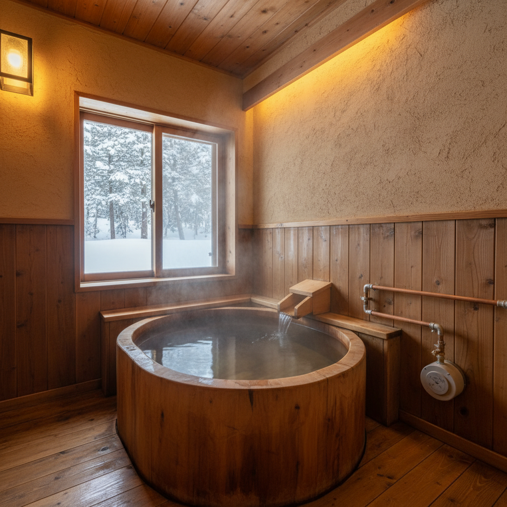 개인온천은 사치가 아니라 ‘생활 인프라’였어요