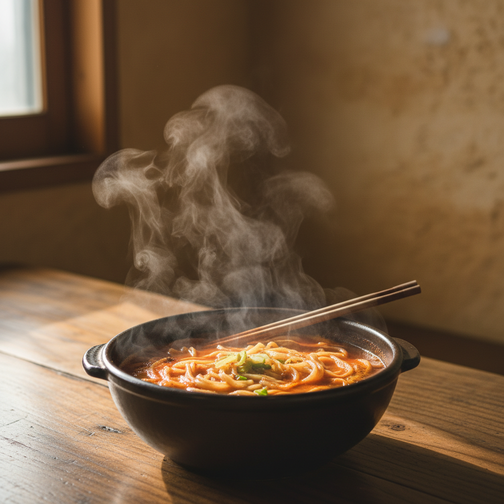 노포 한 그릇이 여행 템포를 바꿔요: 장칼국수로 속부터 따뜻하게