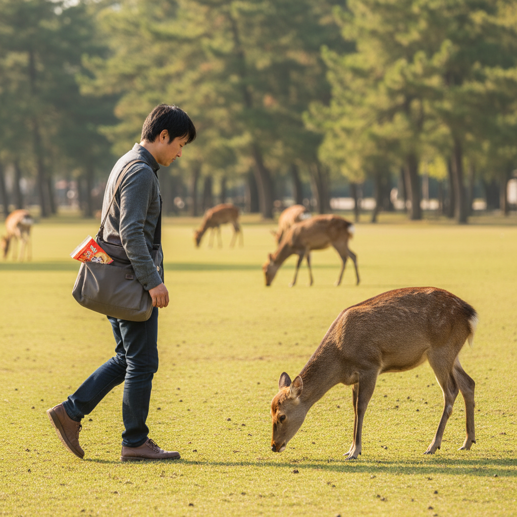 나라 사슴공원에서 ‘봉지’ 한 번 들었다가… 사슴에게 포위당한 생존기 (꿀팁 포함) 1 나라 사슴공원에서 진짜 당하는 포인트: “봉지 보이면 끝”