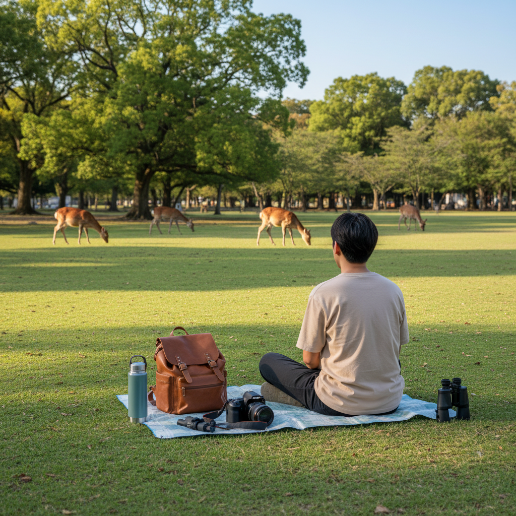 나라 사슴공원에서 ‘봉지’ 한 번 들었다가… 사슴에게 포위당한 생존기 (꿀팁 포함) 4 결론: 나라 사슴공원은 “준비한 사람”이 더 즐겨요