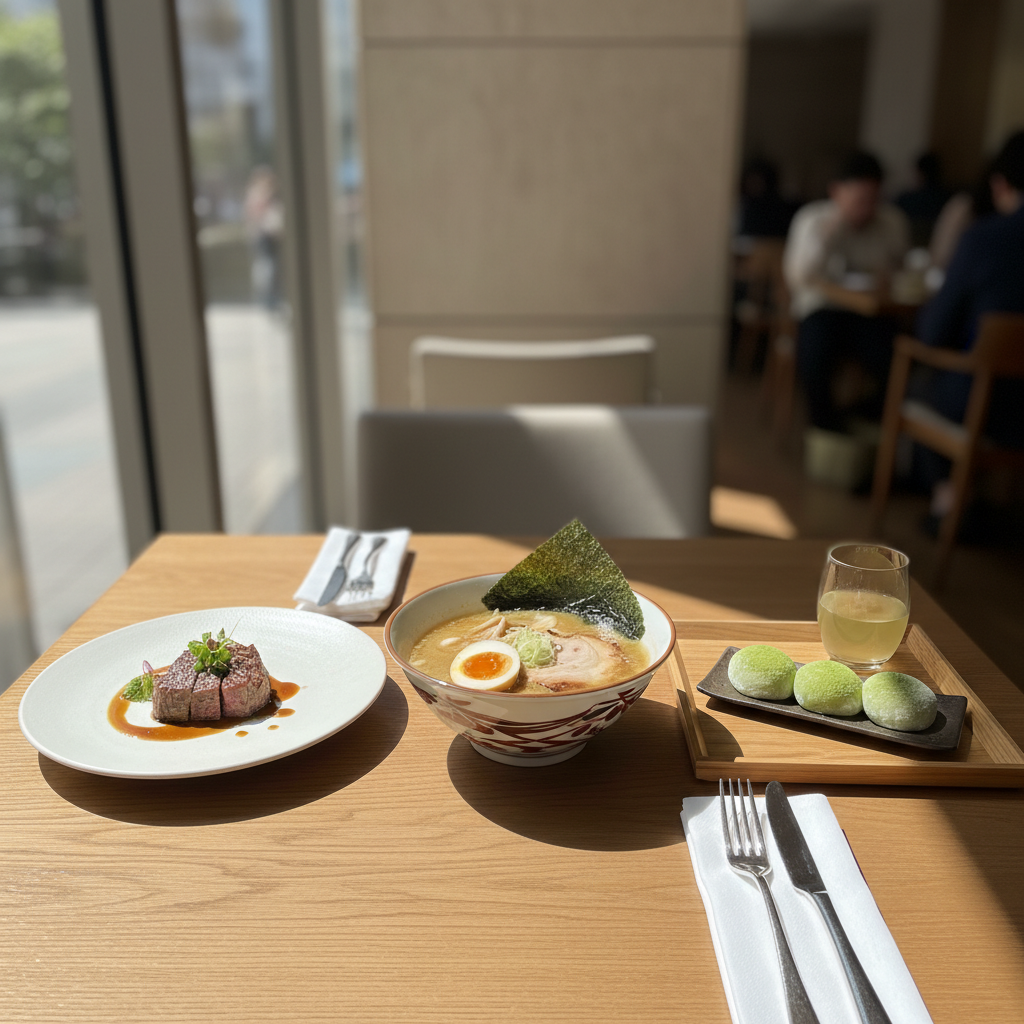 도쿄 긴자에서 ‘비싼 동네’답게 잘 먹는 법: 5끼로 끝낸 맛과 가성비 루트 3 도쿄여행을 살리는 3단계 먹는 순서: 고급-가성비-디저트로 리셋