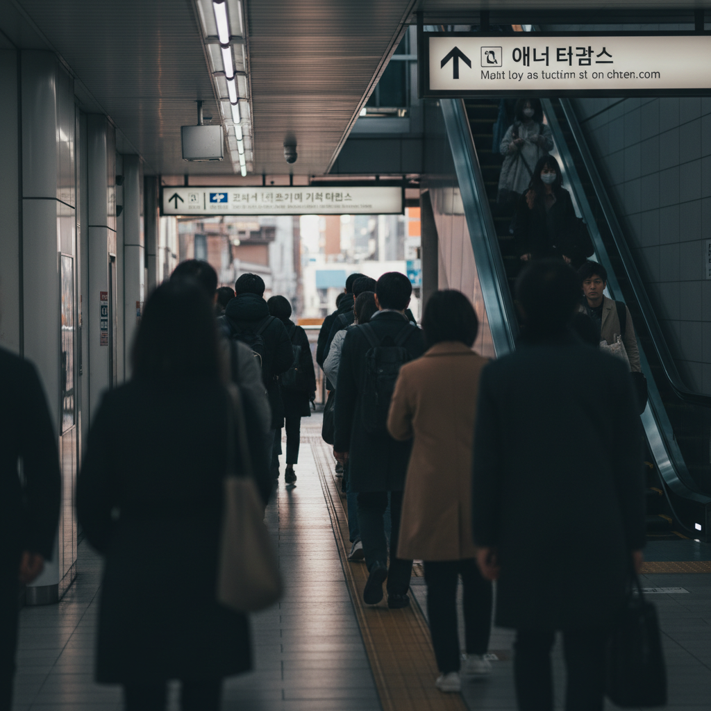 도쿄의 아침: 바쁨 속에서도 무너지지 않는 질서