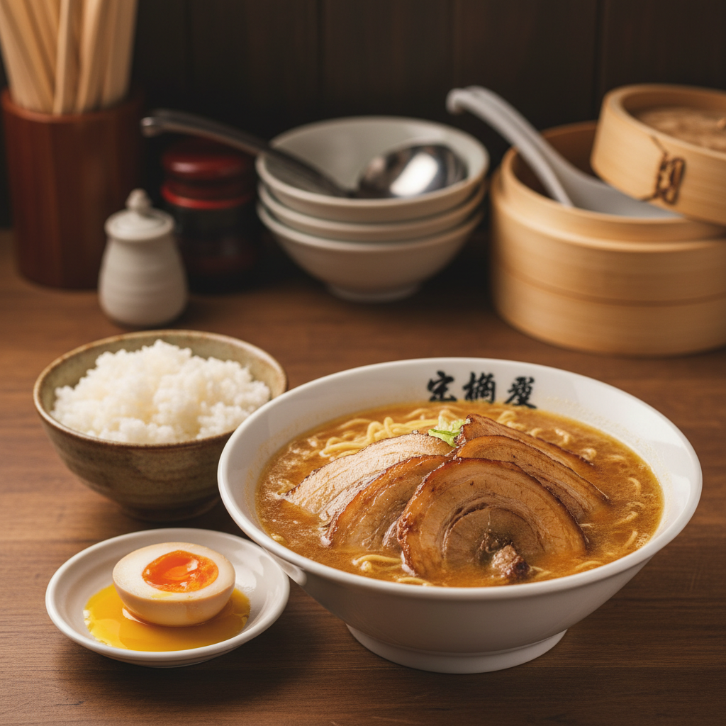 차슈멘 + 생계란 조합이 답이었어요: 짠맛을 다루는 단계별 먹는 법