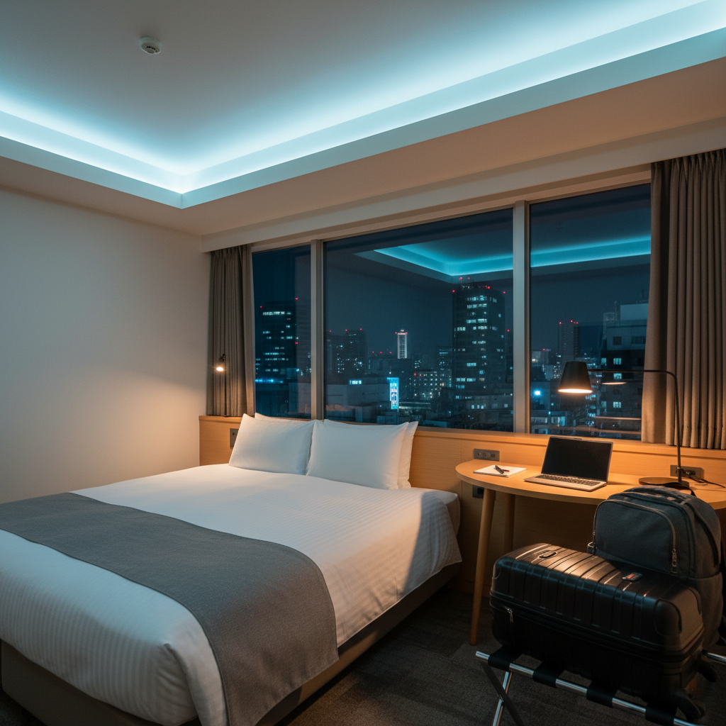 롯폰기 숙소 베이스의 장점: “밤 일정”이 살아나요