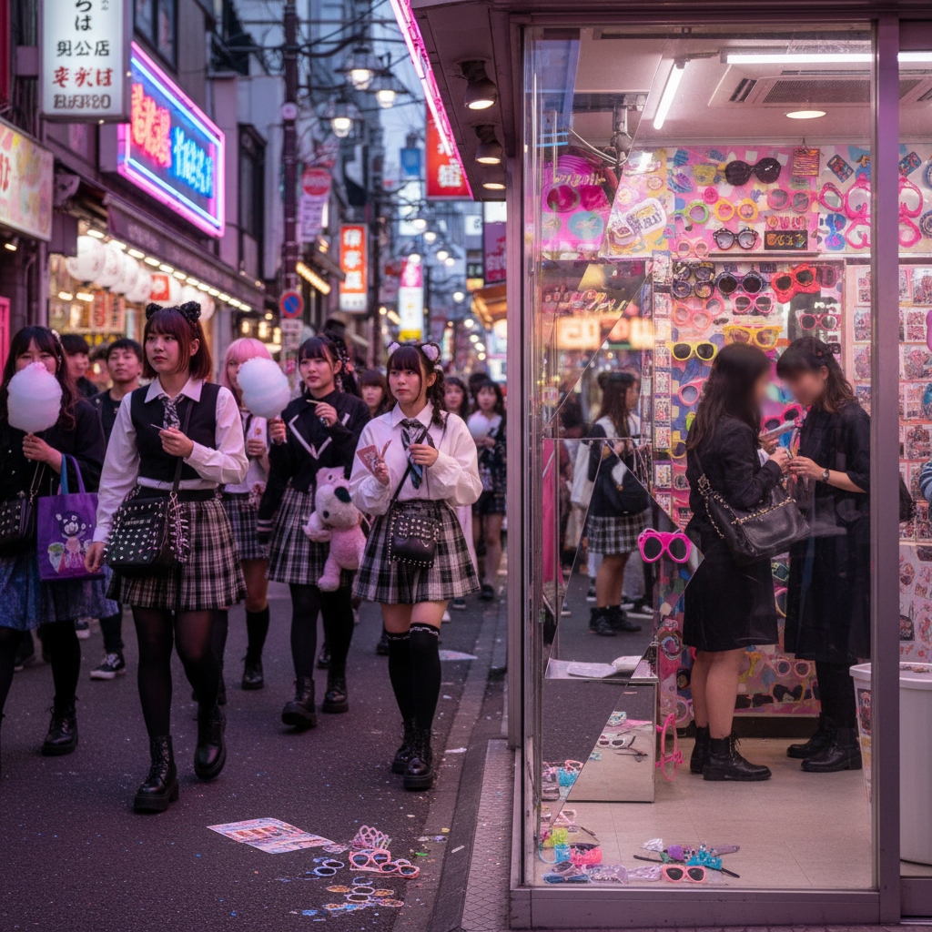 하라주쿠 다케시타도리 + 프리쿠라: 문화 차이를 즐기면 더 재밌어요