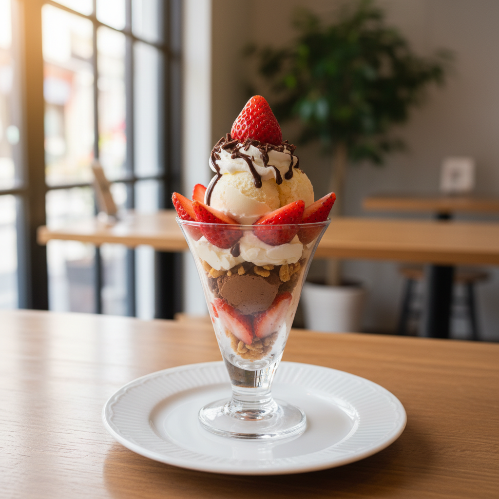 도쿄 디저트 여행의 첫 관문: 이치고 초코 파르페를 고르는 이유