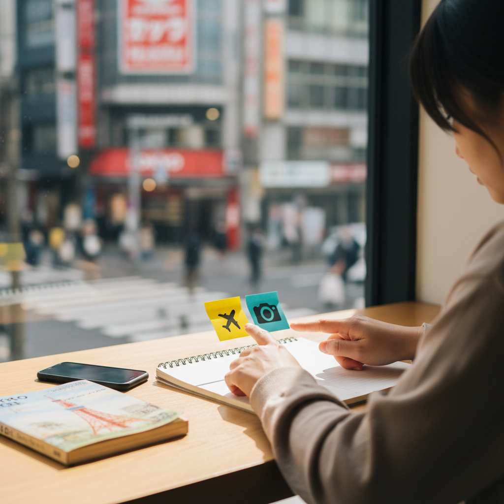 도쿄 여행 가이드가 있어도 ‘내가 원하는 것’부터 정해야 해요