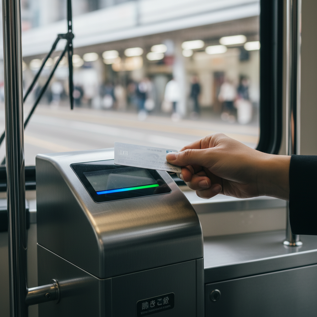 오사카대중교통 꿀팁: 요금 240엔, 결제는 IC카드가 편해요