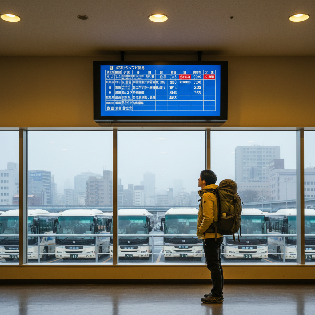 규슈고속버스로 후쿠오카 들어가기: 시간 체크가 여행의 반