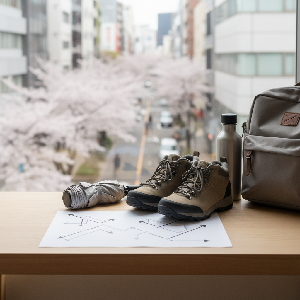 후쿠오카 벚꽃 여행은 ‘핑크 감성’보다 동선이 먼저예요