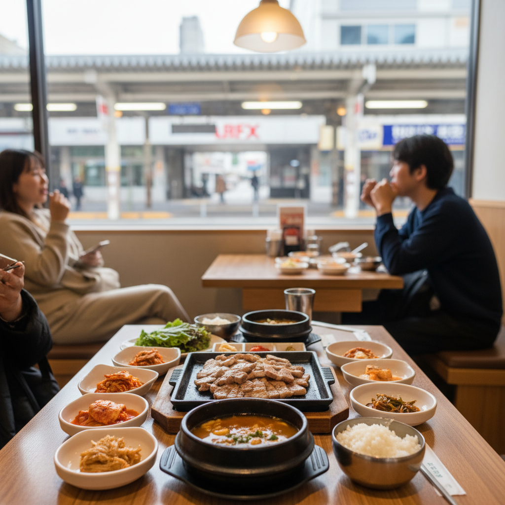 후쿠오카 여행 중 “한식이 그리운 순간”은 꼭 와요