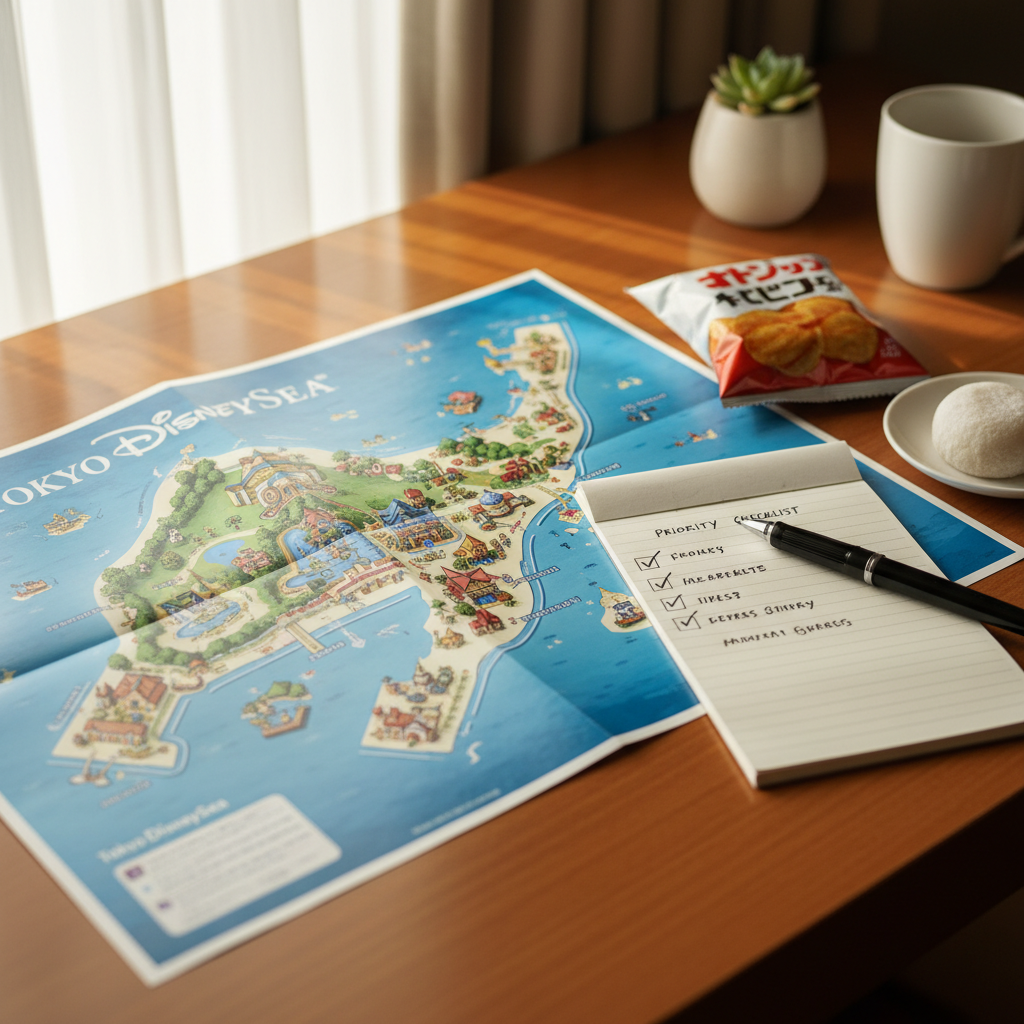 디즈니씨는 ‘뽕뽑기’가 아니라 ‘포기 설계’가 핵심이에요