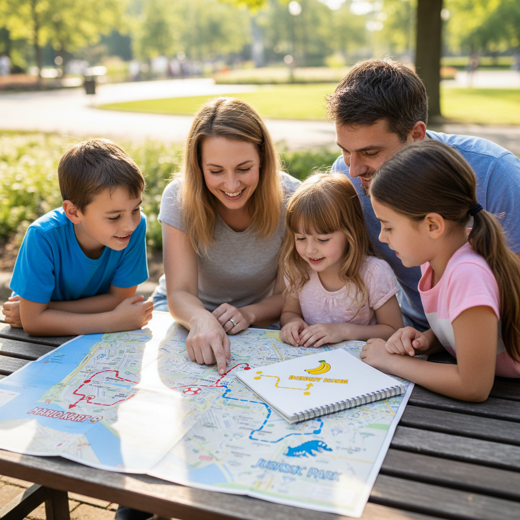 마리오카트·동키콩·쥬라기까지: 익스프레스 동선은 이렇게 잡았어요