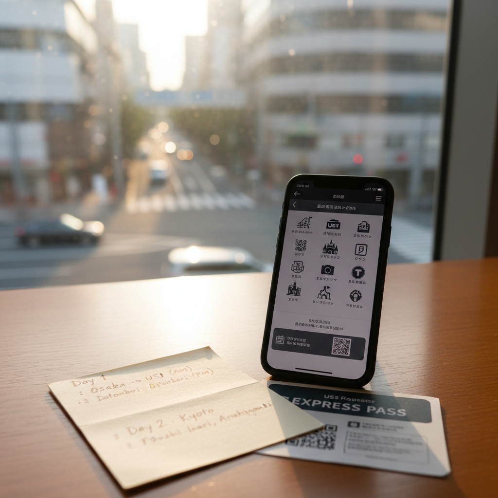 2일차: USJ는 “전날 준비가 80%”예요 (앱·정리권·익스프레스)