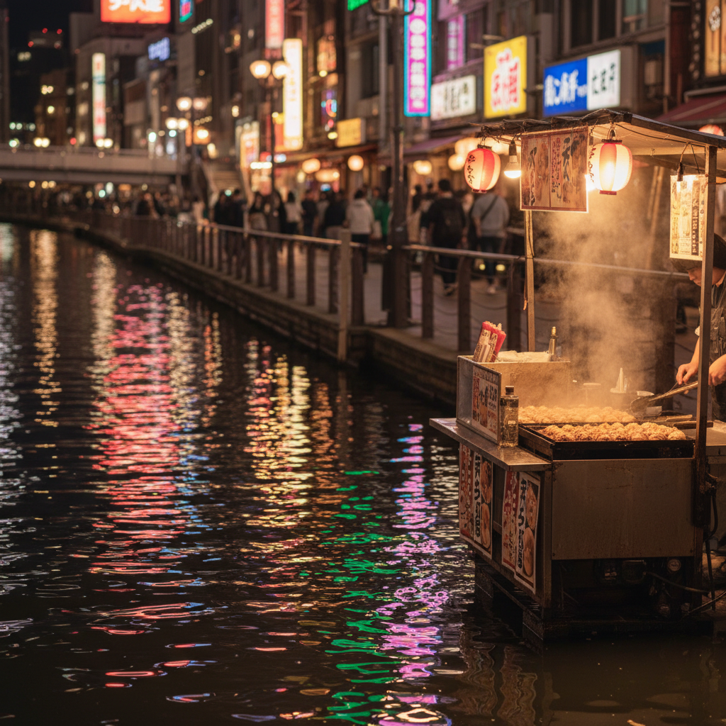 오사카 여행 추천: 도톤보리 야경 + 타코야키로 여행 텐션 올리기