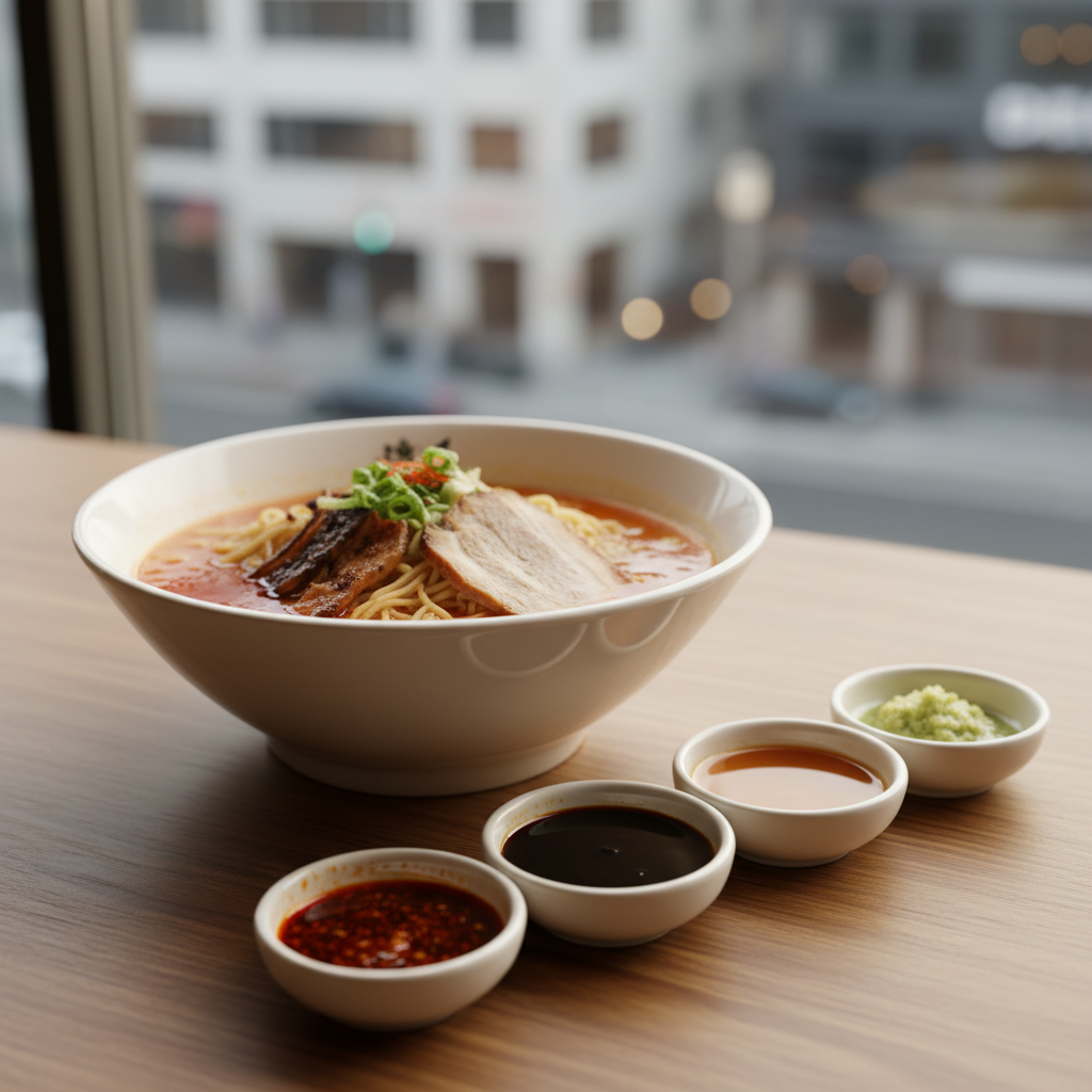 오사카 가면 ‘이 조합’부터: 이치란 라멘을 더 맛있게 먹는 순서, 제가 찾은 공식 2 제가 써본 ‘3→1→7→9’ 먹는 공식, 이렇게 응용하니 맛이 살아났어요