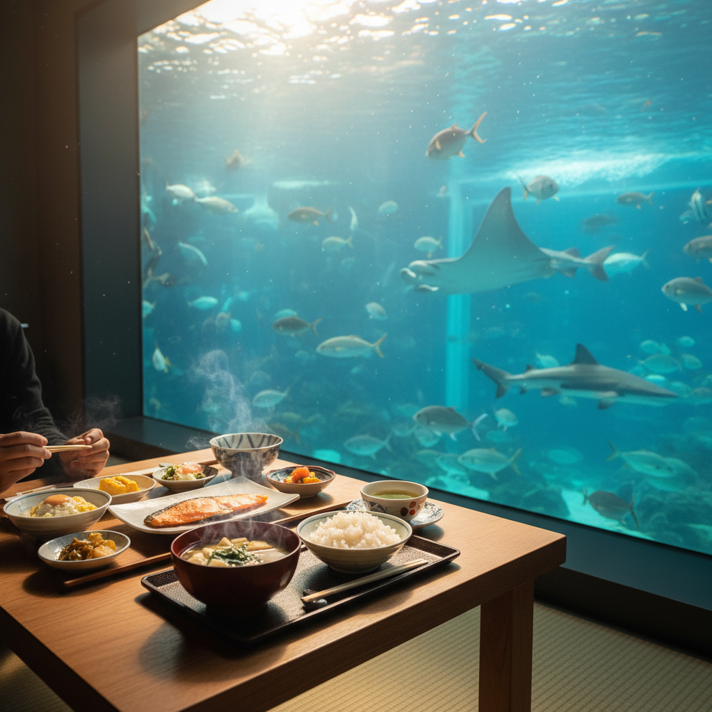 오사카 가족여행 하루 코스: 아침 가정식부터 고래상어까지(실수 줄이는 동선 팁) 4 마무리: 오사카 아침 맛집 + 수족관 조합, 가족여행에 강추해요