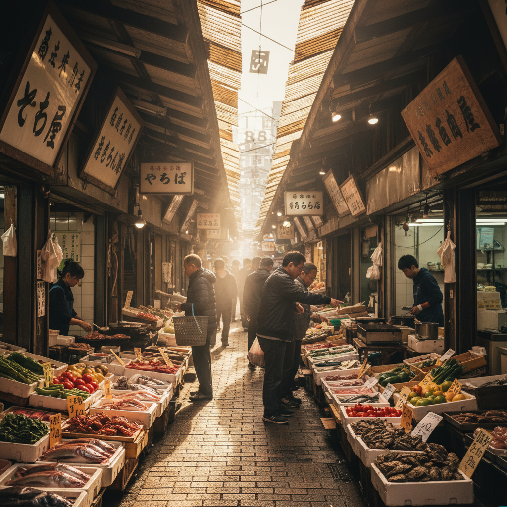 오사카 당일치기, 이렇게 돌면 ‘먹고-보고-쉬고’가 한 번에 됩니다 1 난바·쿠로몬시장: 오사카 당일치기 여행의 시작은 ‘아침 시장’이 정답