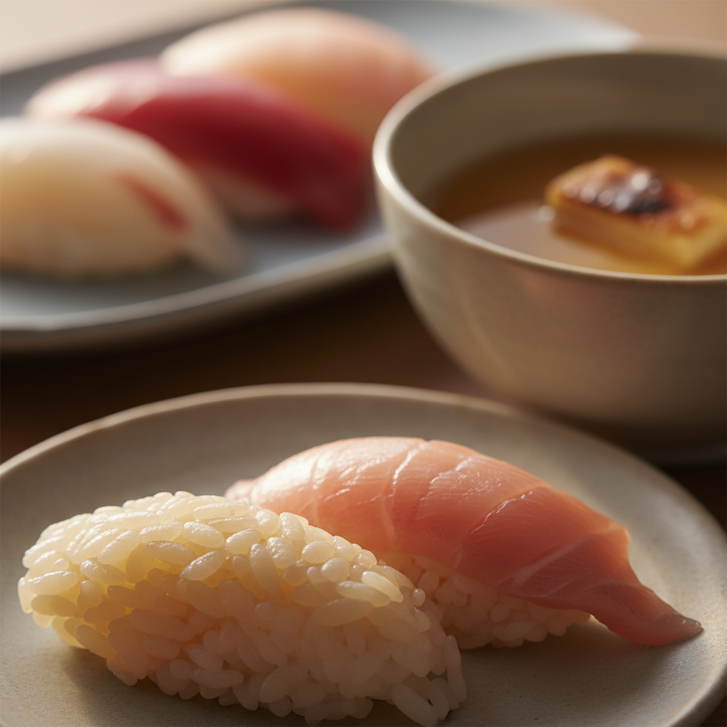 오사카 스시 맛집의 디테일: 네타보다 먼저 느껴진 샤리