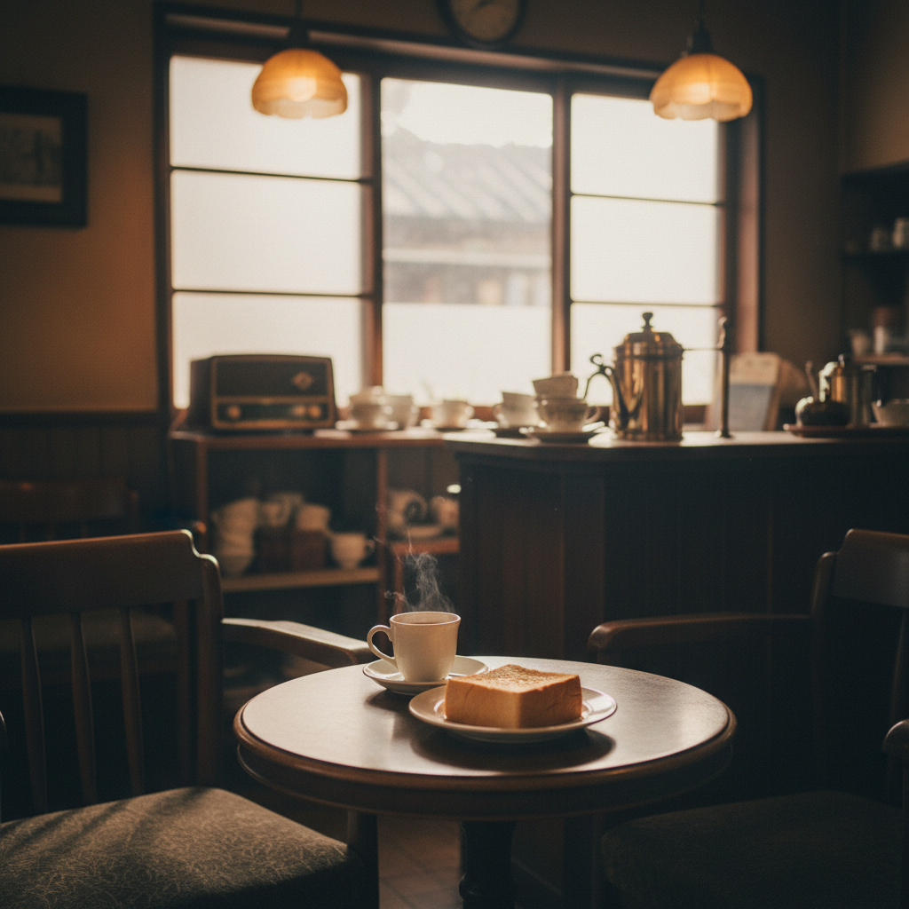 40년 된 킷사텐에서 배운 ‘마지막 날의 리듬’