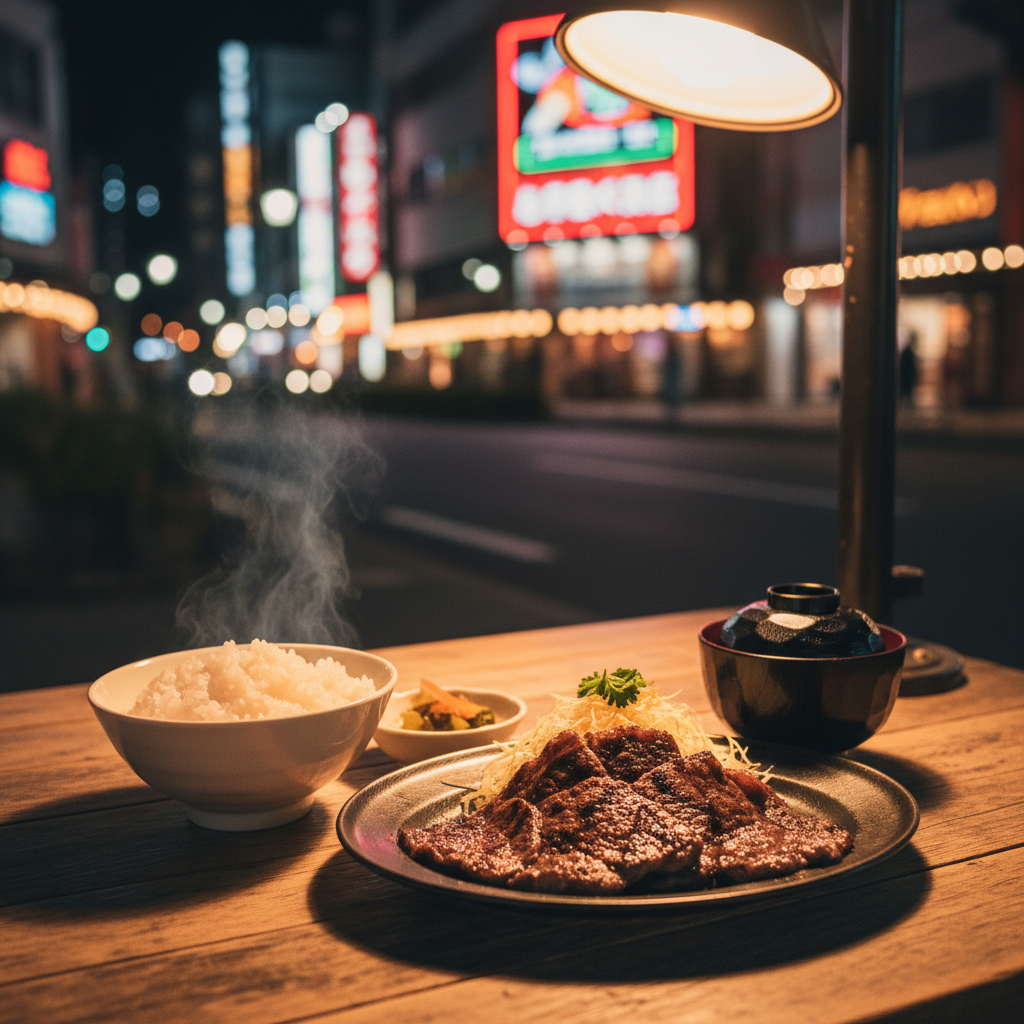 난바역 근처 첫 끼: 늦은 시간엔 “실패 확률 낮은 메뉴”가 답