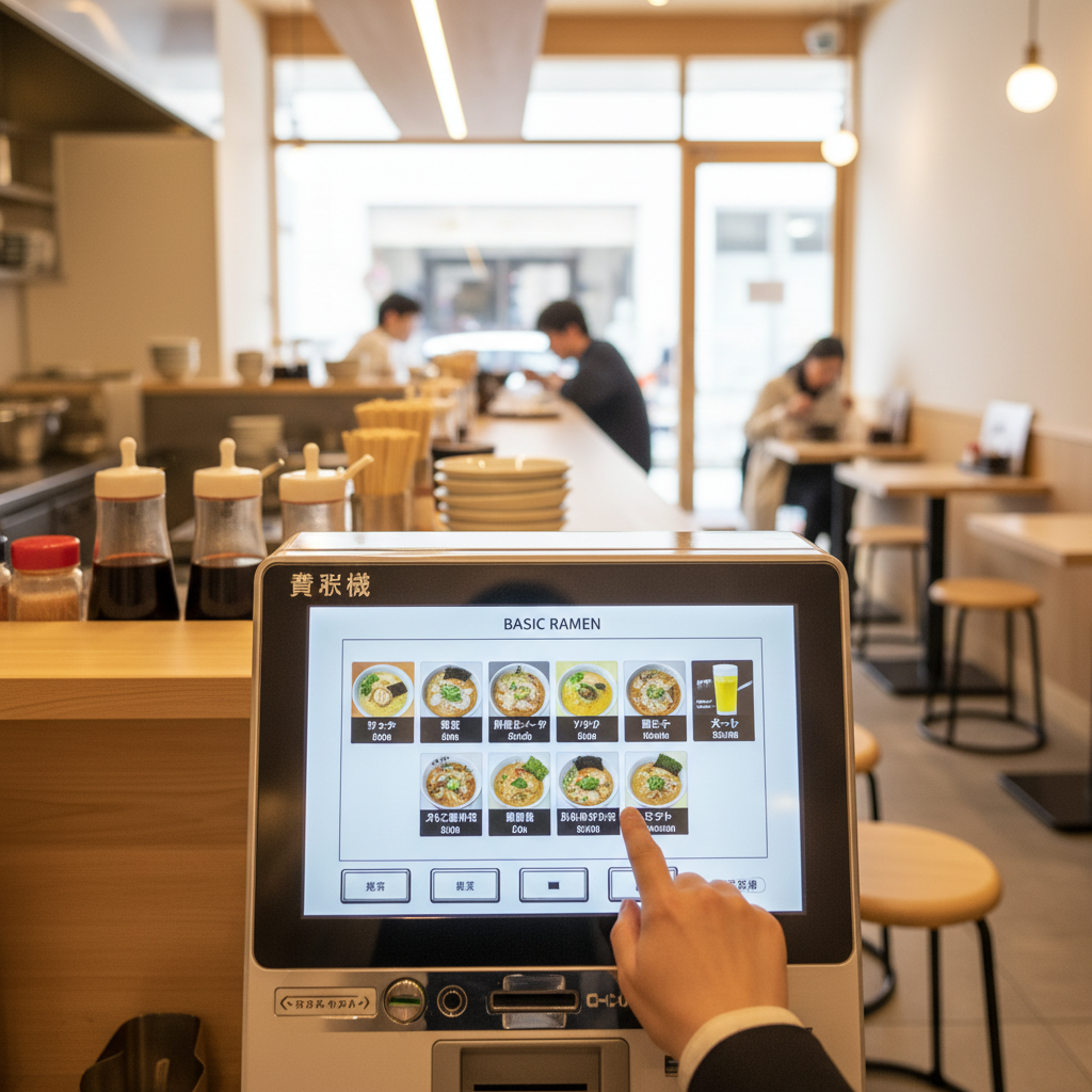 아트호텔 베이타워 근처 라멘집 주문 방식 & 꿀팁