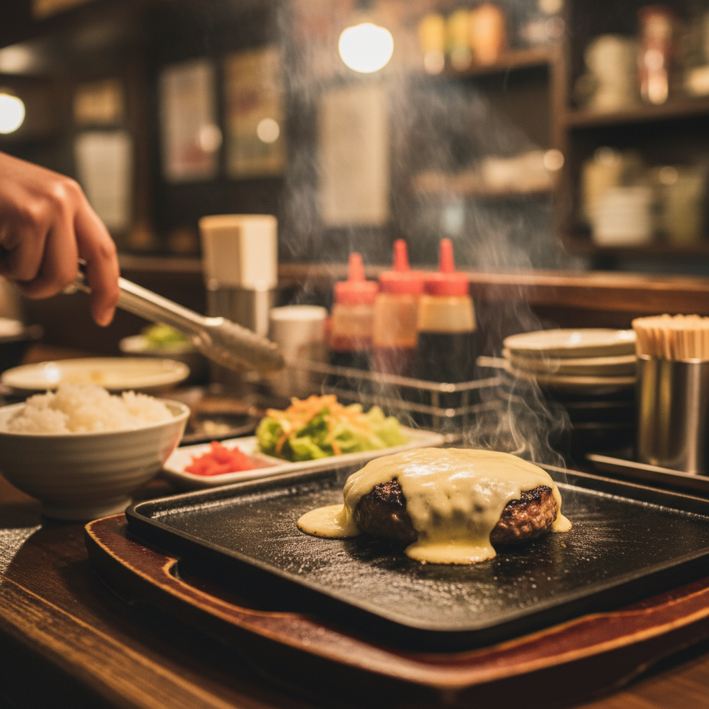 오사카 아메무라에서 ‘마시는 햄버그’ 먹고 든 생각: 점심 한 끼가 여행을 살려요 2 오사카 여행 점심으로 딱인 이유(직접 구워 먹는 순서)