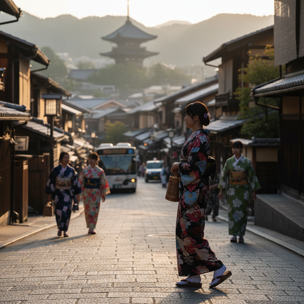 교토 당일치기, “예쁘다”보다 “덜 힘들다”가 더 중요해요 (기모노 대여 포함)
