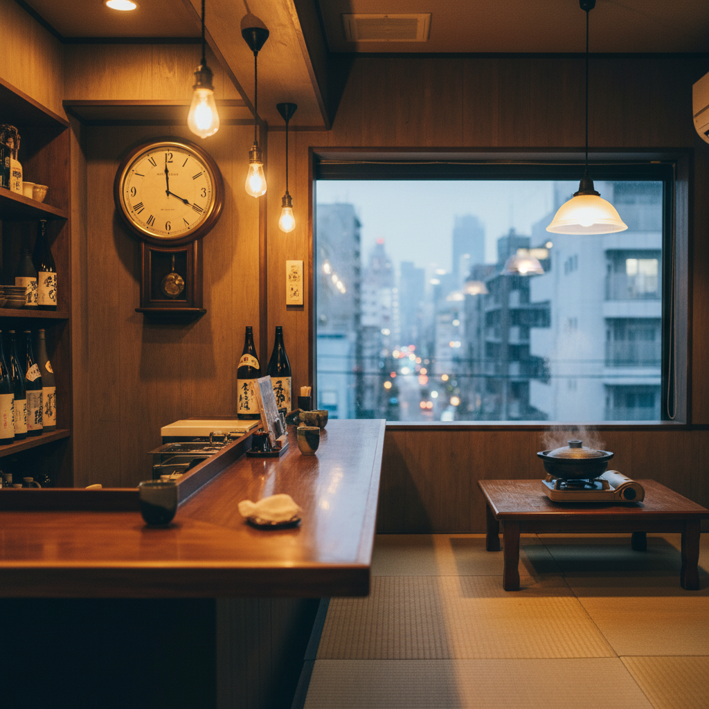 새벽의 가게 분위기, 결국은 “기다림”이더라