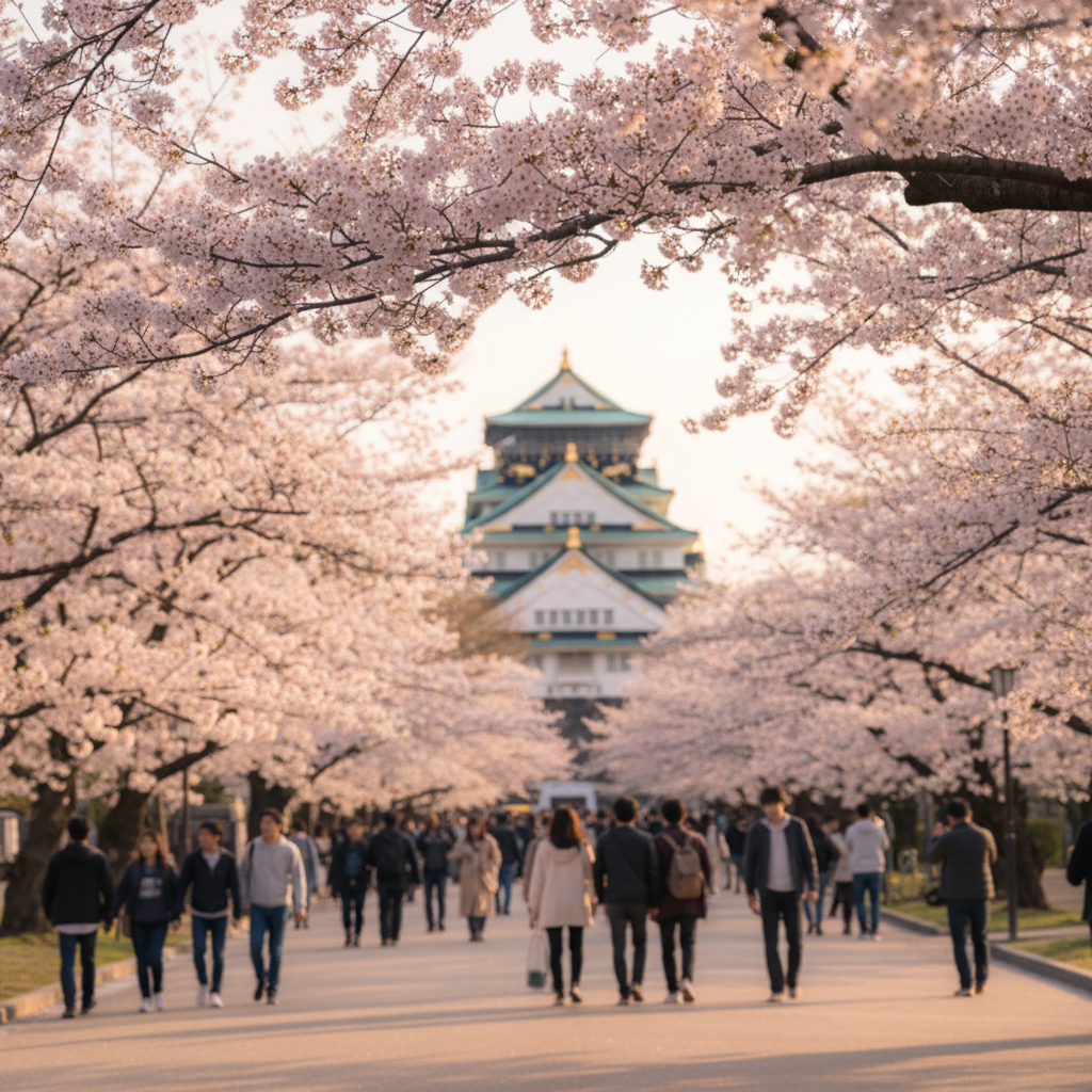 오사카성 벚꽃, 왜 ‘한 번 더’ 가게 될까