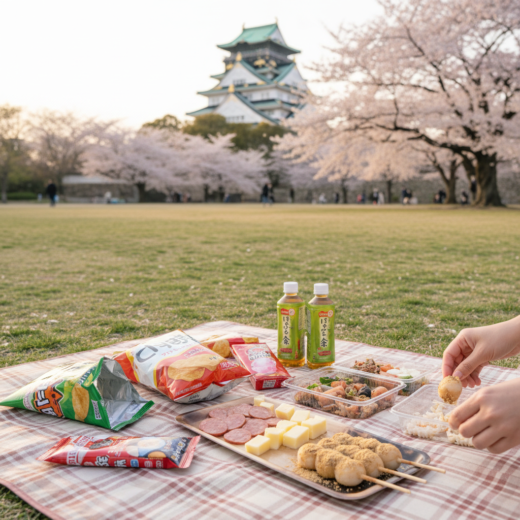 편의점 피크닉이 오사카 여행을 살린다