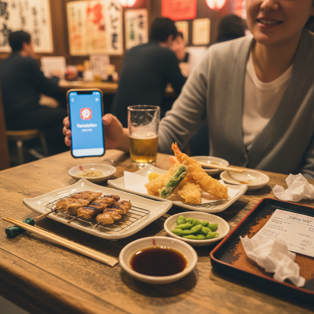 혼자 술자리에서 부담 줄이는 방법: 번역기, 계산, 매너의 균형